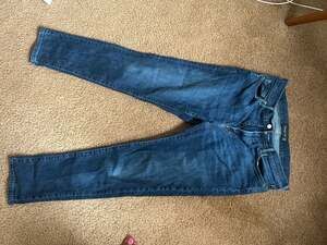 Abercrombie & Fitch Athletic Skinny Stretch Jeans in Dark Wash